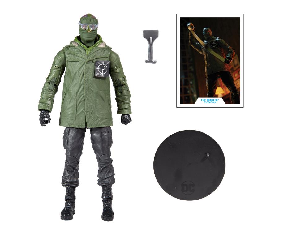 FIGURA THE RIDDLER / ACERTIJO THE BATMAN MCFARLANE TOYS