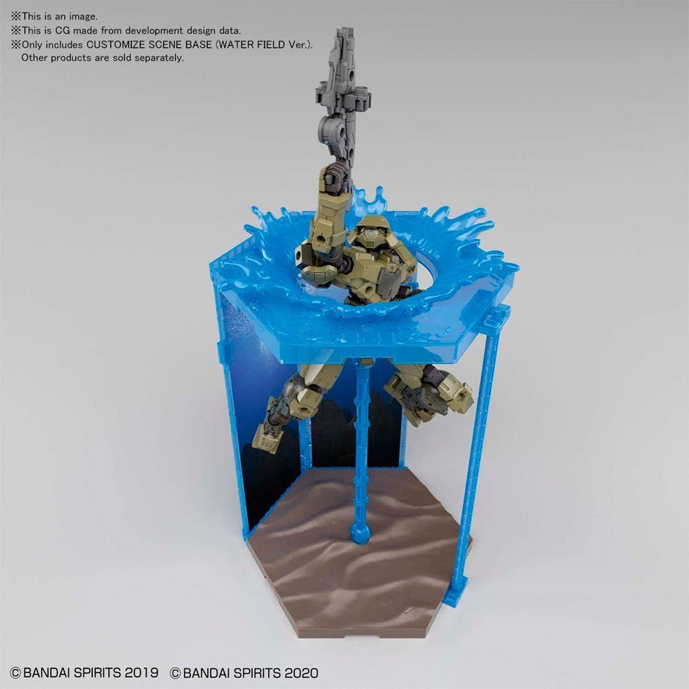 BANDAI CUSTOMIZE SCENE BASE (WATER FIELD VER.) - IRION Juguetería -