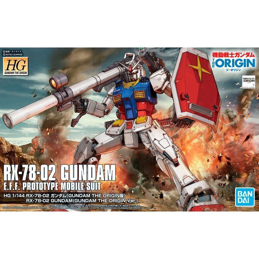 BANDAI HG MOBILE SUIT RX-78-02 GUNDAM – IRION Juguetería