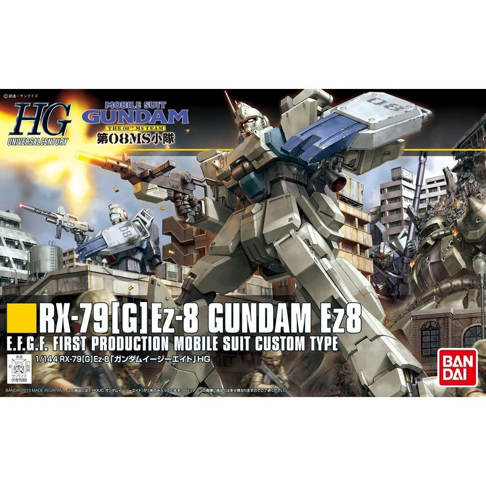 BANDAI HG MOBILE SUIT RX-79 [G] EZ-8 GUNDAM EZ8 – IRION Juguetería