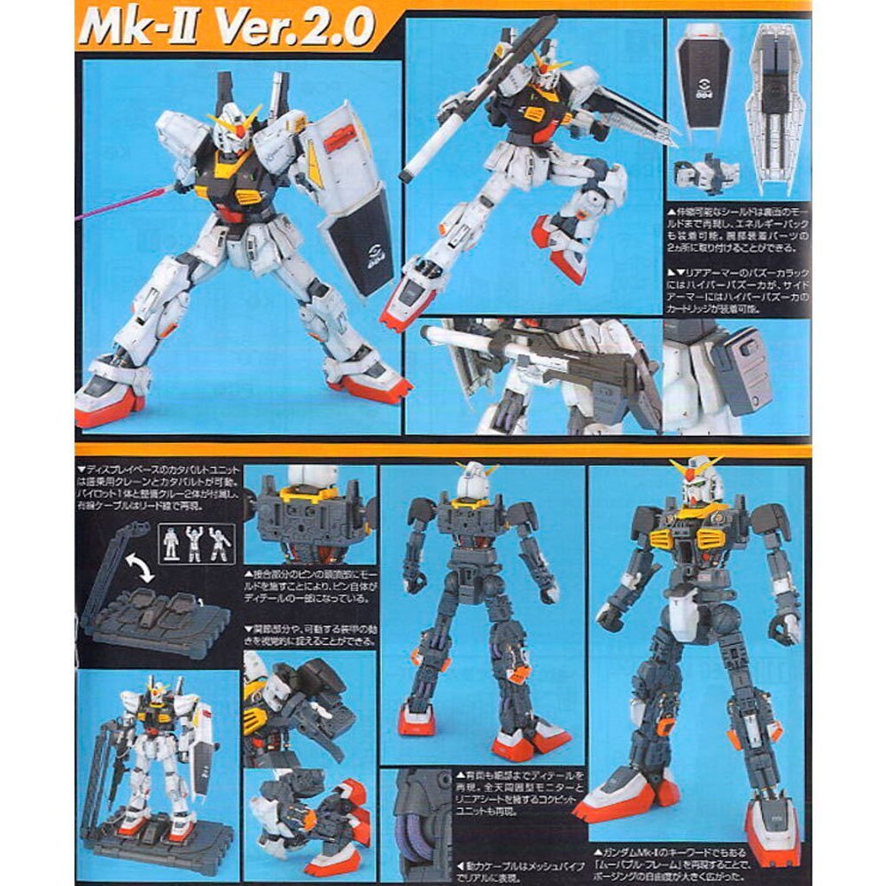 BANDAI MG MOBILE SUIT RX-178 GUNDAM MK-II - IRION Juguetería -