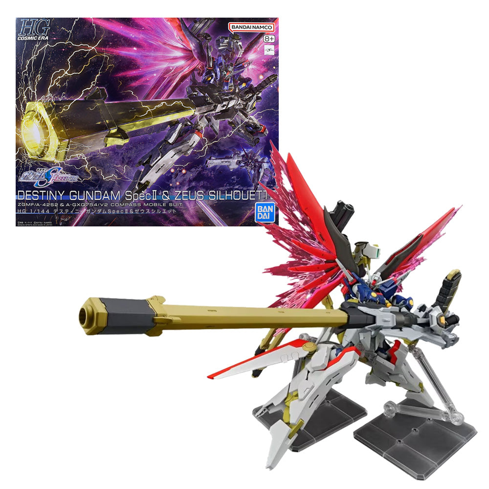 BANDAI HG DESTINY GUNDAM SPEC II AND ZEUS SILLOUETTE – IRION