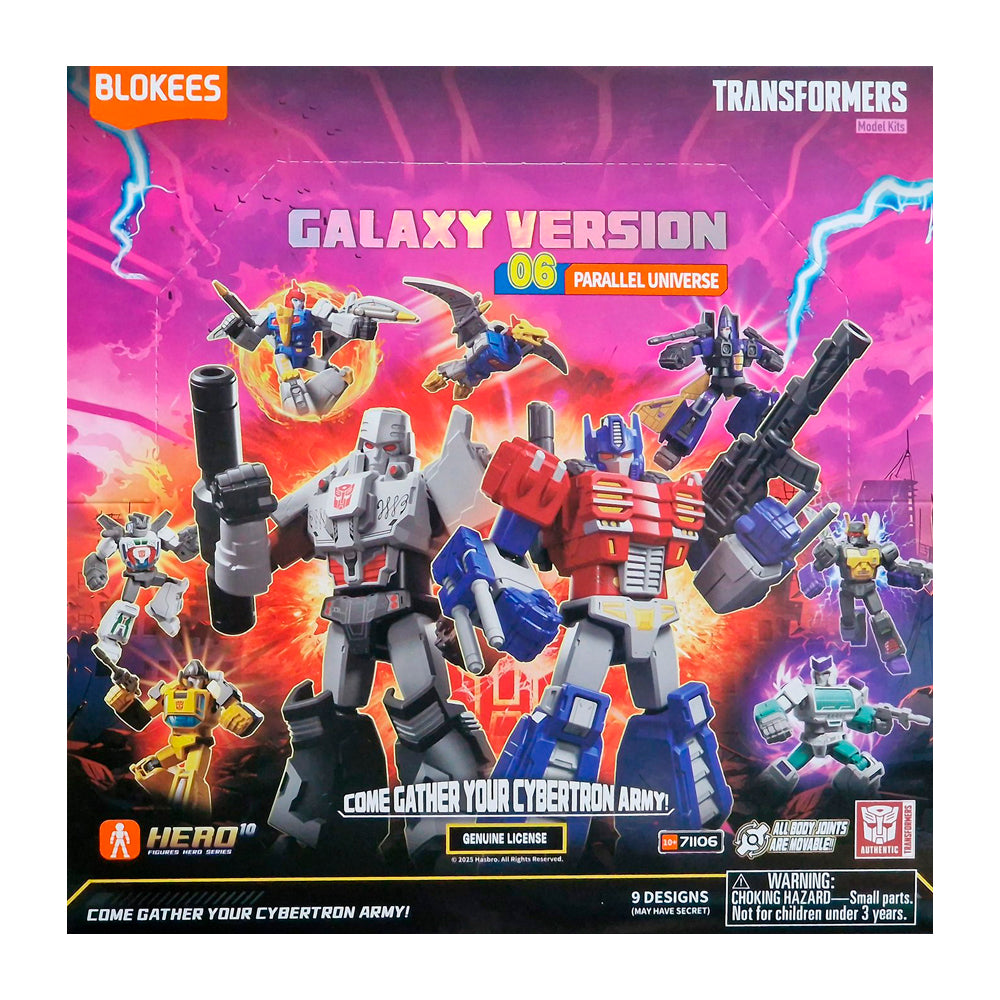 TRANSFORMERS GALAXY VERSION 06 SET COMPLETO BLOKEES