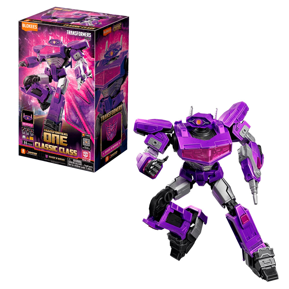 TRANSFORMERS CLASSIC CLASS 18 SHOCKWAVE BLOKEES – IRION Juguetería