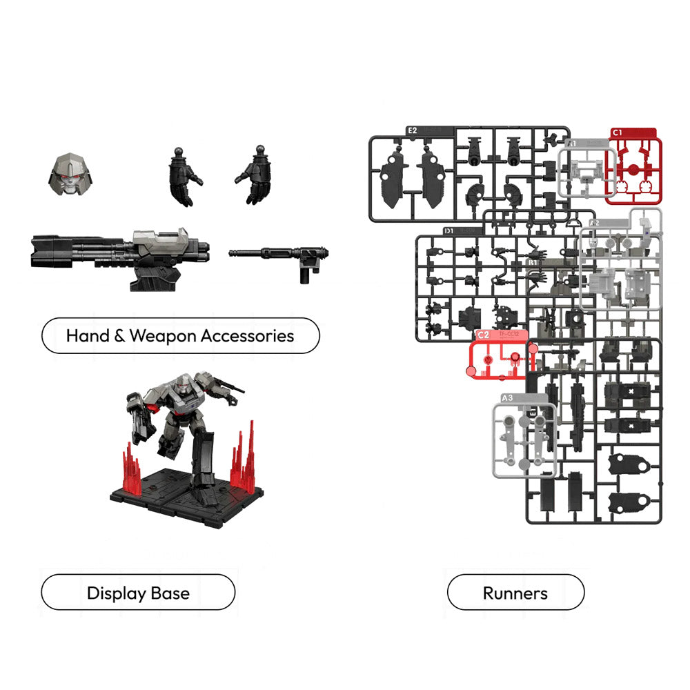TRANSFORMERS CLASSIC CLASS 12 MEGATRON BLOKEES