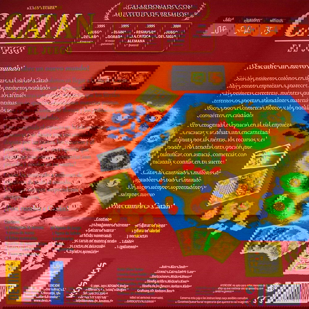 CATAN EL JUEGO - IRION Juguetería -