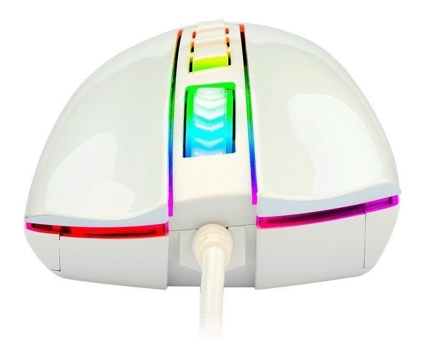 Mouse Gamer Redragon Cobra Chroma RGB White M711 10.000DPI