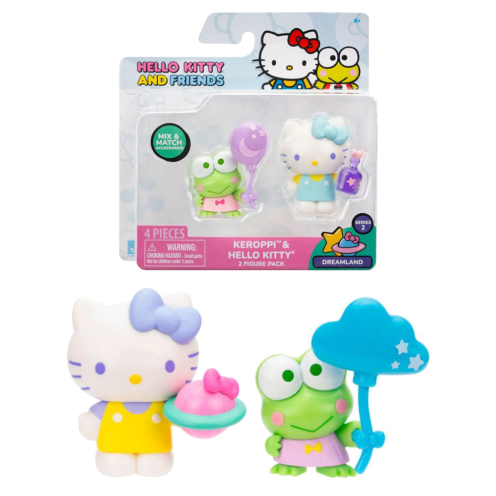 HELLO KITTY AND FRIENDS SERIE 2 HELLO KITTY Y KEROPPI SET R