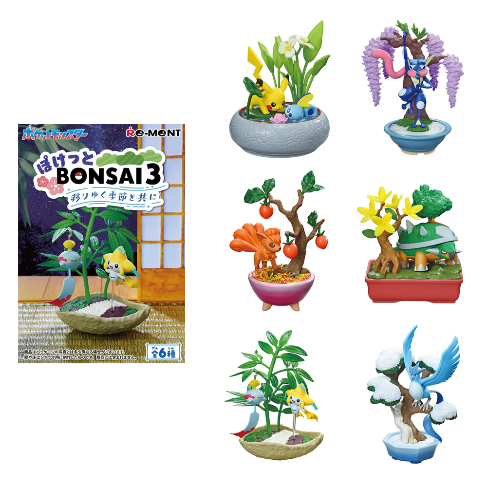 SORPRESA POKEMON POCKET BONSAI 3 WITH THE CHANGING SEASONS (1UN