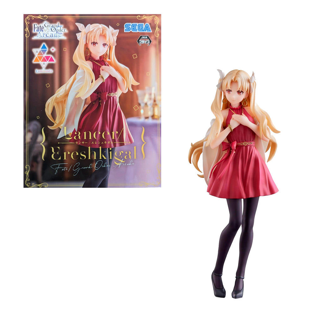 SEGA Luminasta – Figurine Fate/Grand Order Arcade – Lancer/Ereshkigal – PVC 18 Cm – Sous Licence Officielle – Base Incluse