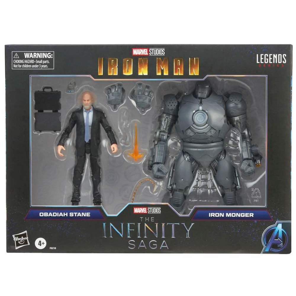 MARVEL LEGENDS SERIES THE INFINITY SAGA OBADIAH STANE AND IRON