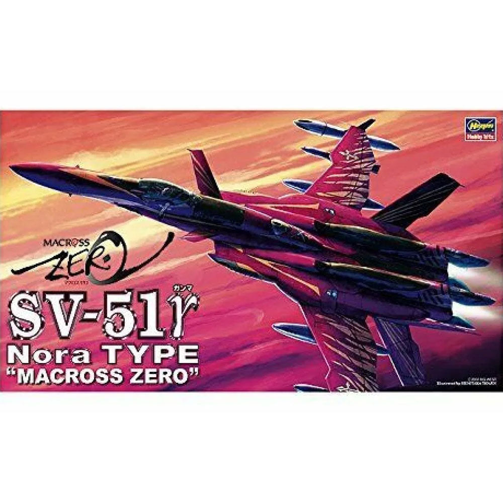 HASEGAWA 1/72 MACROSS ZERO SV-51 GAMMA NORA – IRION Juguetería