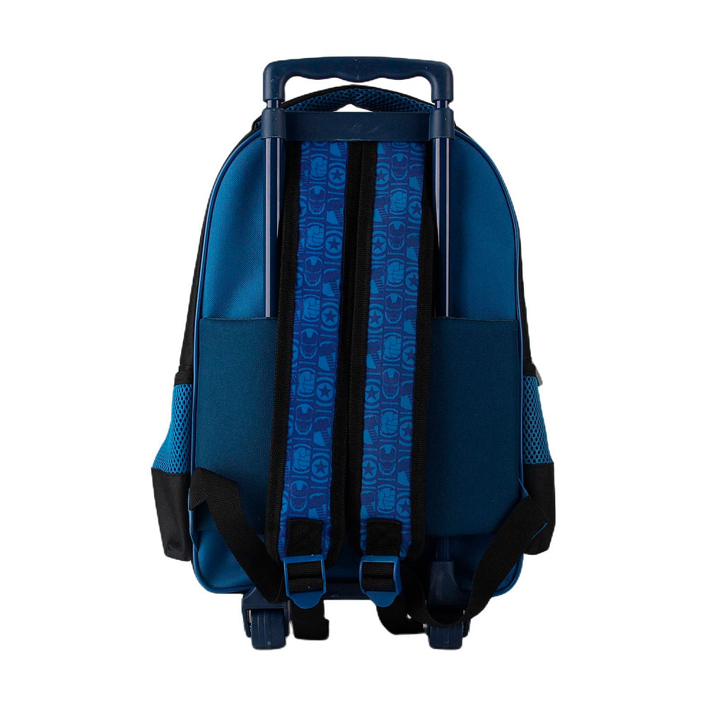 MOCHILA AVENGERS CON RUEDAS Y LONCHERA