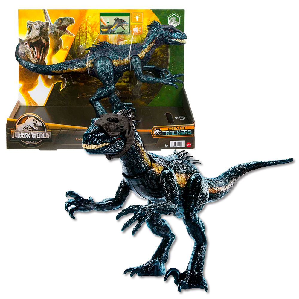 JURASSIC WORLD INDORAPTOR RASTREO Y ATAQUE – IRION Juguetería