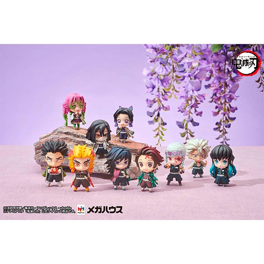 MEGAHOUSE TANJIRO Y LOS PILARES A SET DE 5 PERSONAJES