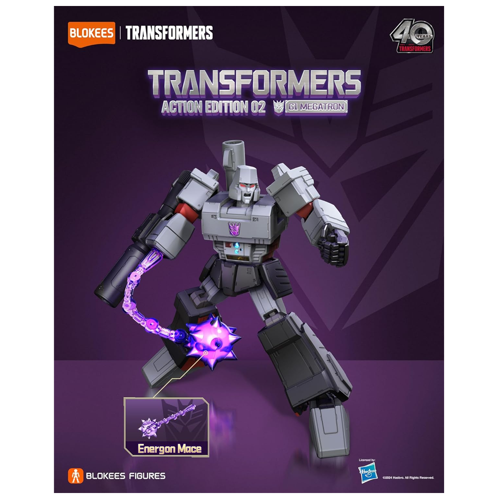 TRANSFORMERS ACTION EDITION G1 MEGATRON BLOKEES