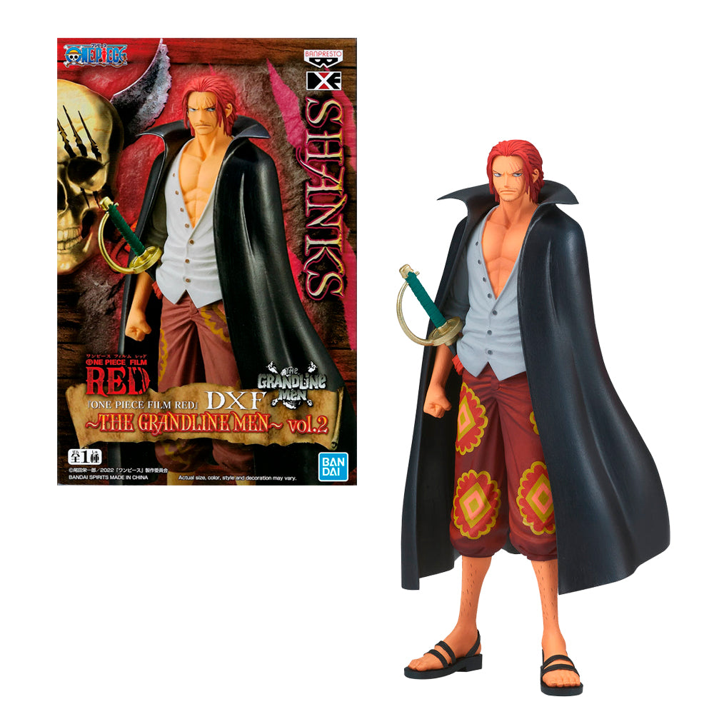 FIGURA SHANKS THE GRANDLINE MEN VOL 2 | BANPRESTO – IRION Juguetería
