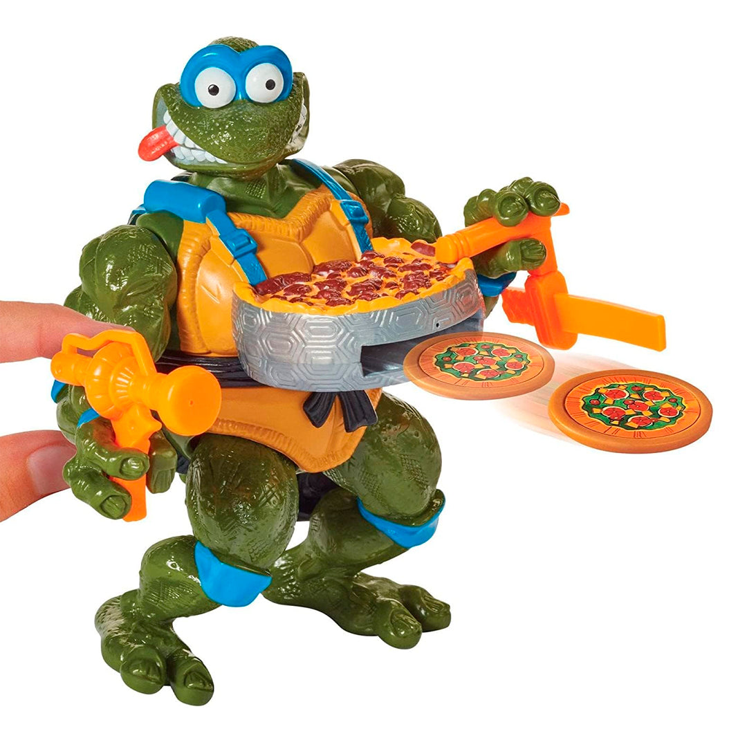 FIGURA TORTUGAS NINJA PIZZA TOSSIN LEO | NICKELODEON