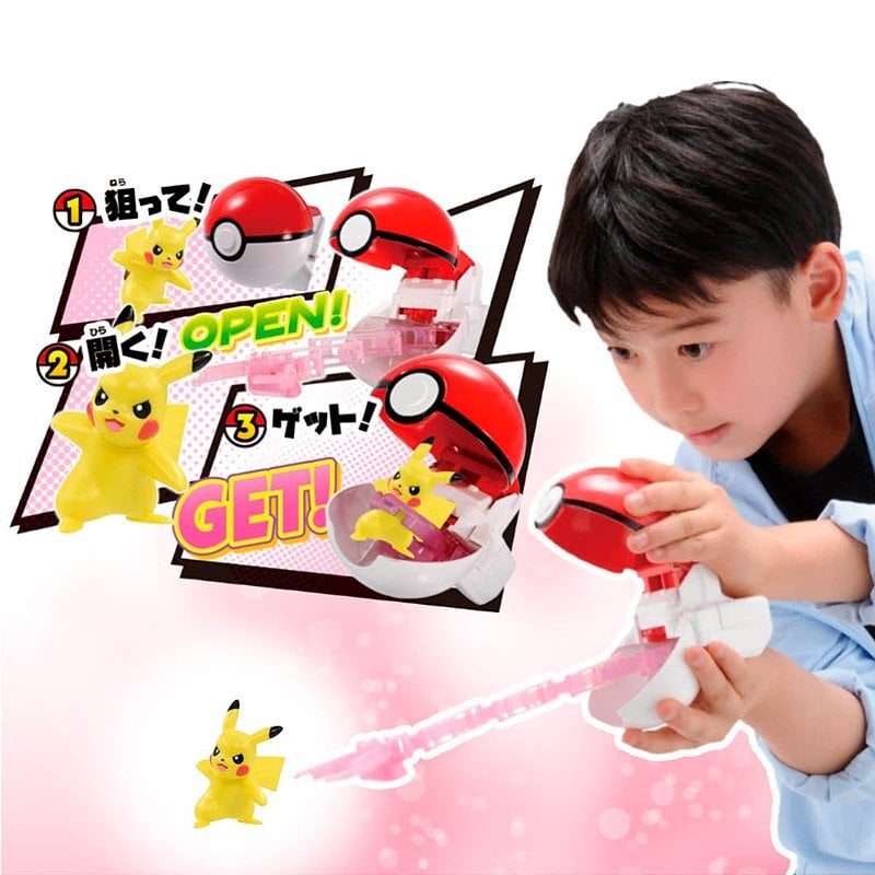 FIGURA PIKACHU POKETORZE (MONSTER BALL)