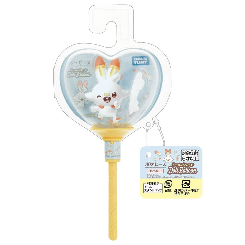 FIGURA POKEMON SCORBUNNY DOLL BALLOON POKE PEACE
