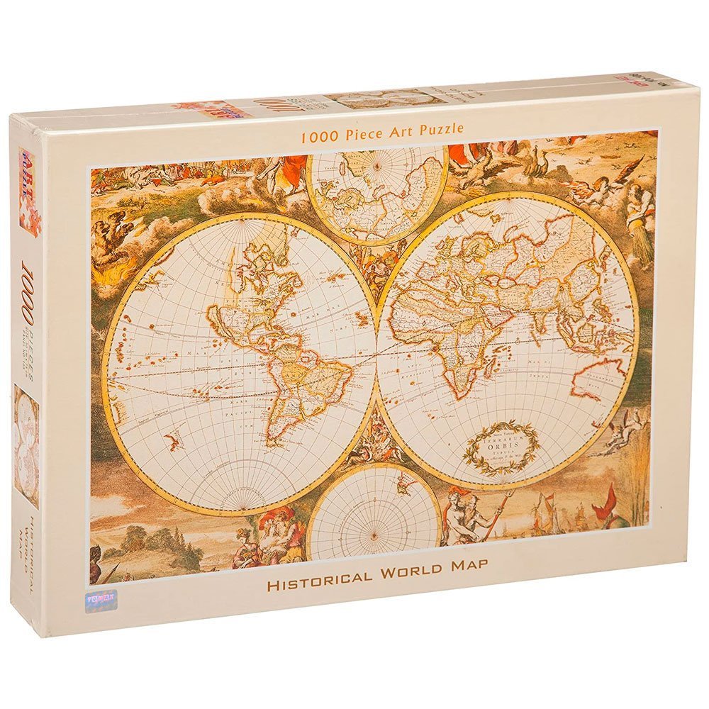 TOMAX PUZZLE 1000 PIEZAS ART PUZZLE HISTORICAL WORLD MAP
