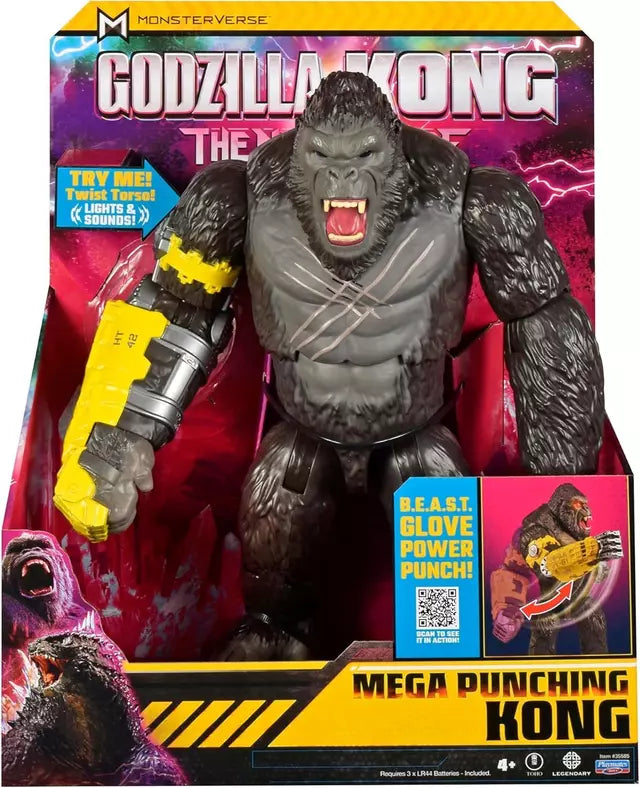 FIGURA MEGA PUNCHING KONG 33CM CON LUZ Y SONIDO