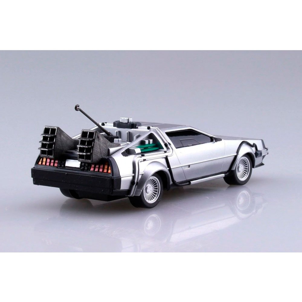 AOSHIMA BACK TO THE FUTURE DELOREAN PULL-BACK (1/43) - IRION Juguetería - 