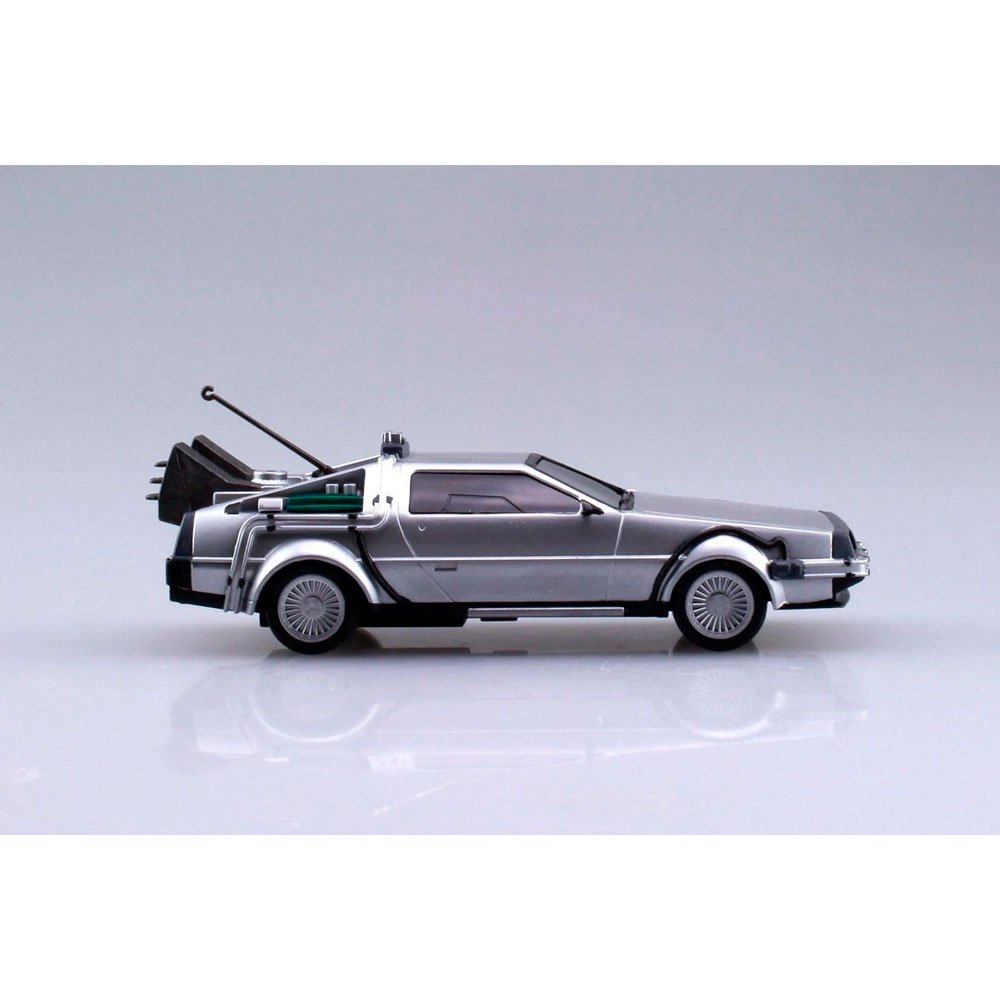 AOSHIMA BACK TO THE FUTURE DELOREAN PULL-BACK (1/43) - IRION Juguetería - 