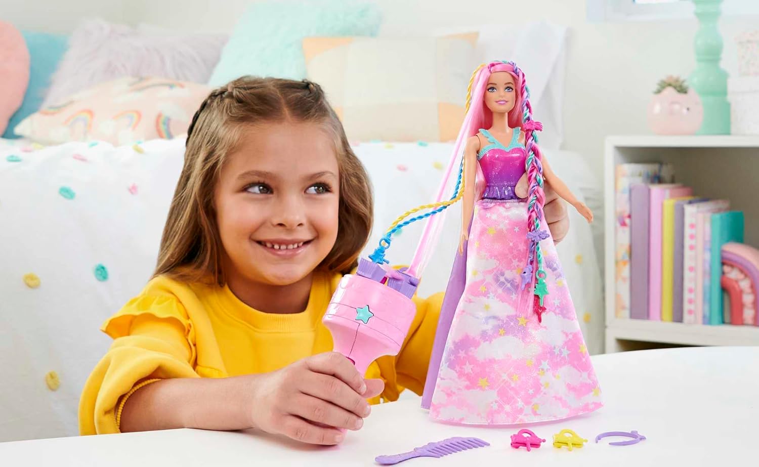 BARBIE DREAMTOPIA TRENZAS MAGICAS | MATTEL