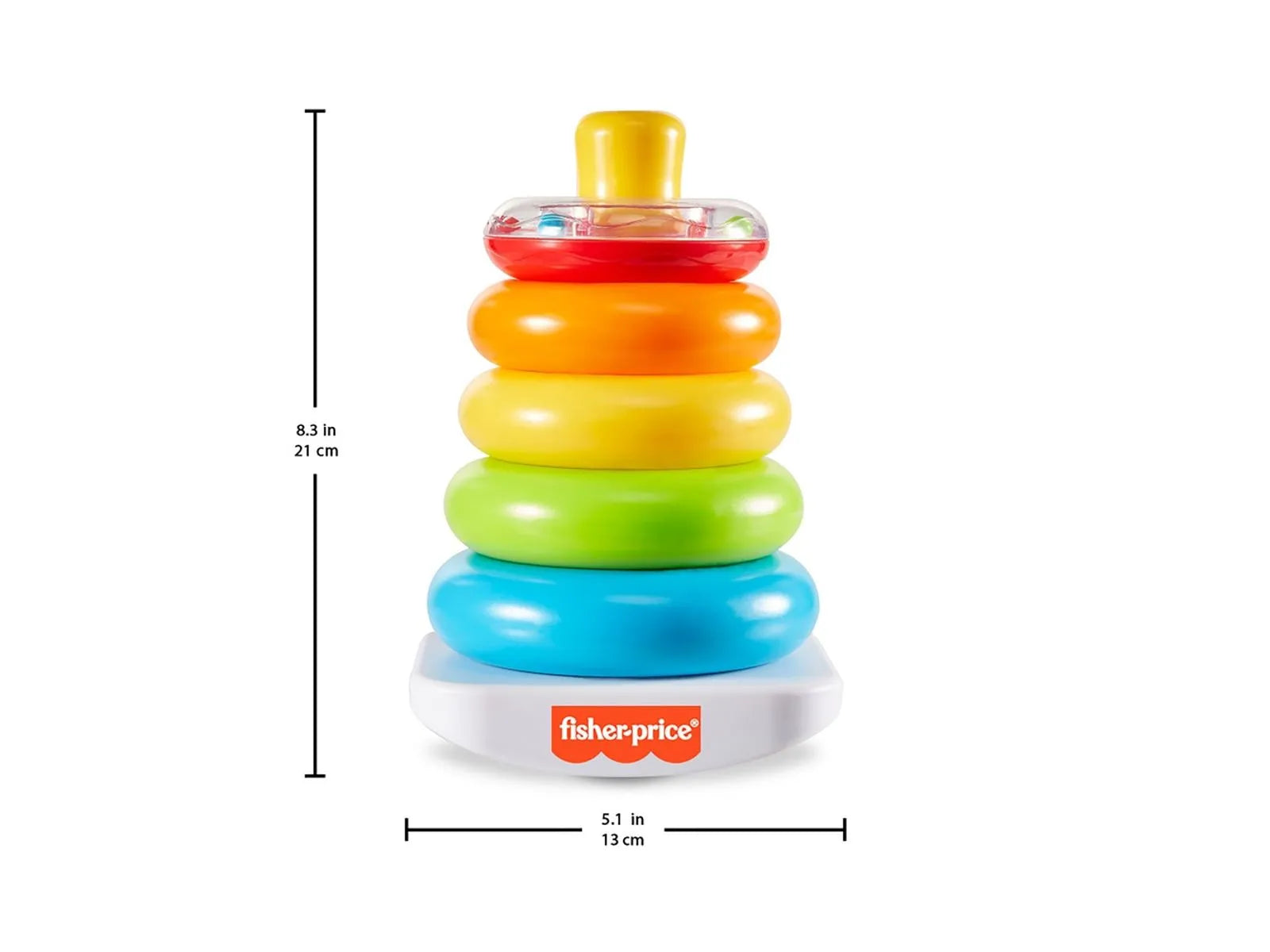 FISHER PRICE PILA DE ARITOS ROCK A STACK | MATTEL