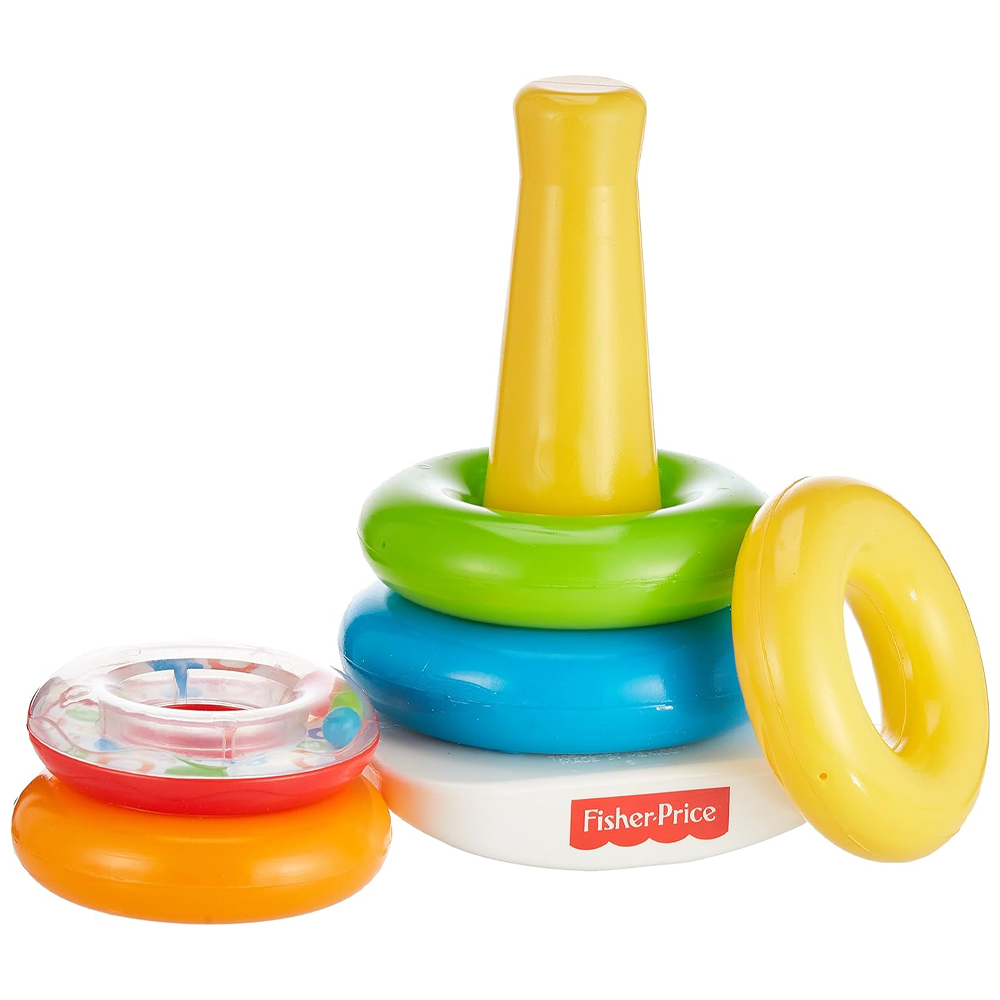 FISHER PRICE PILA DE ARITOS ROCK A STACK | MATTEL