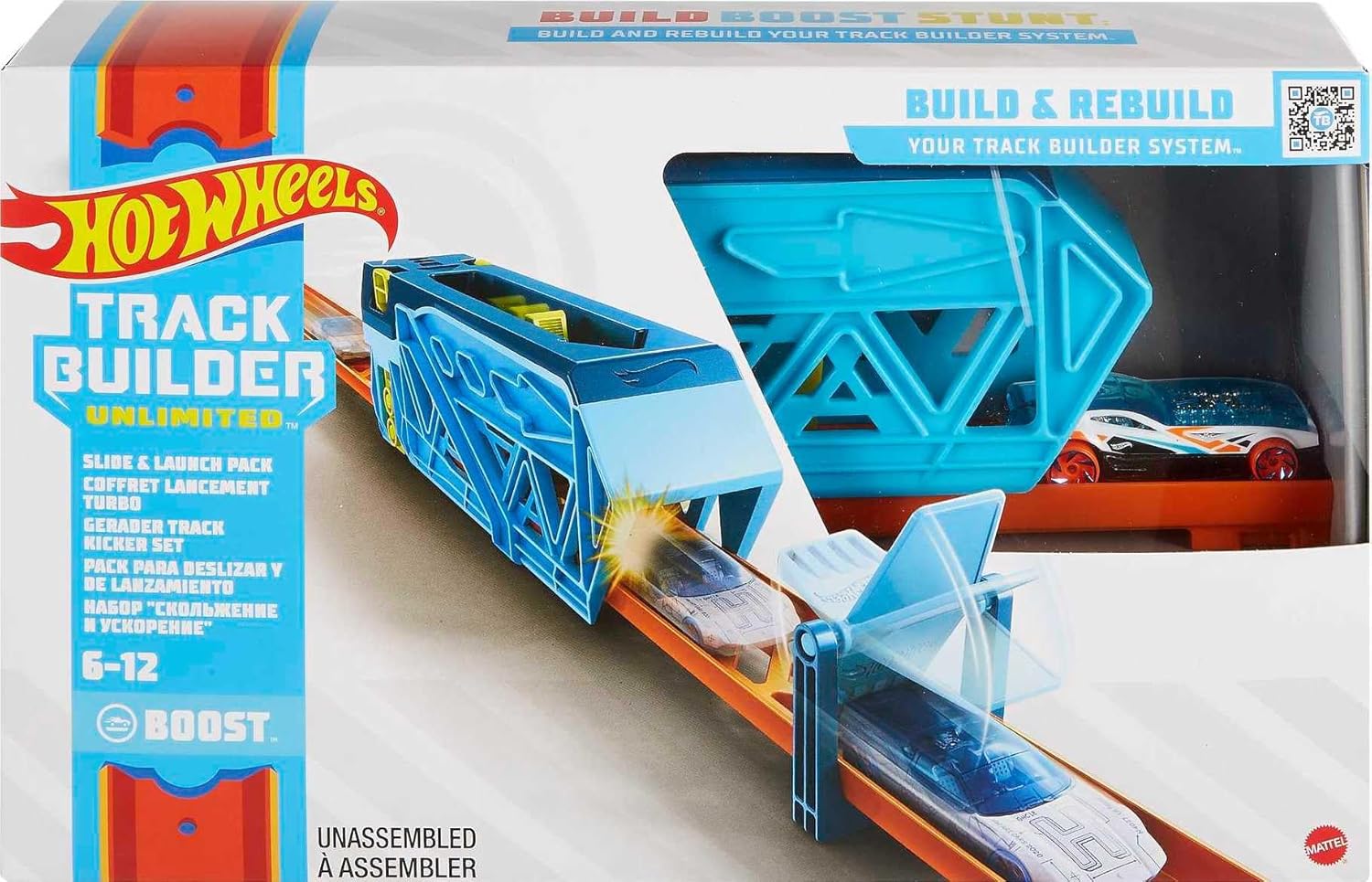 HOT WHEELS TRACK BUILDER UNLIMITED PISTA DE IMPULSO - MATTEL