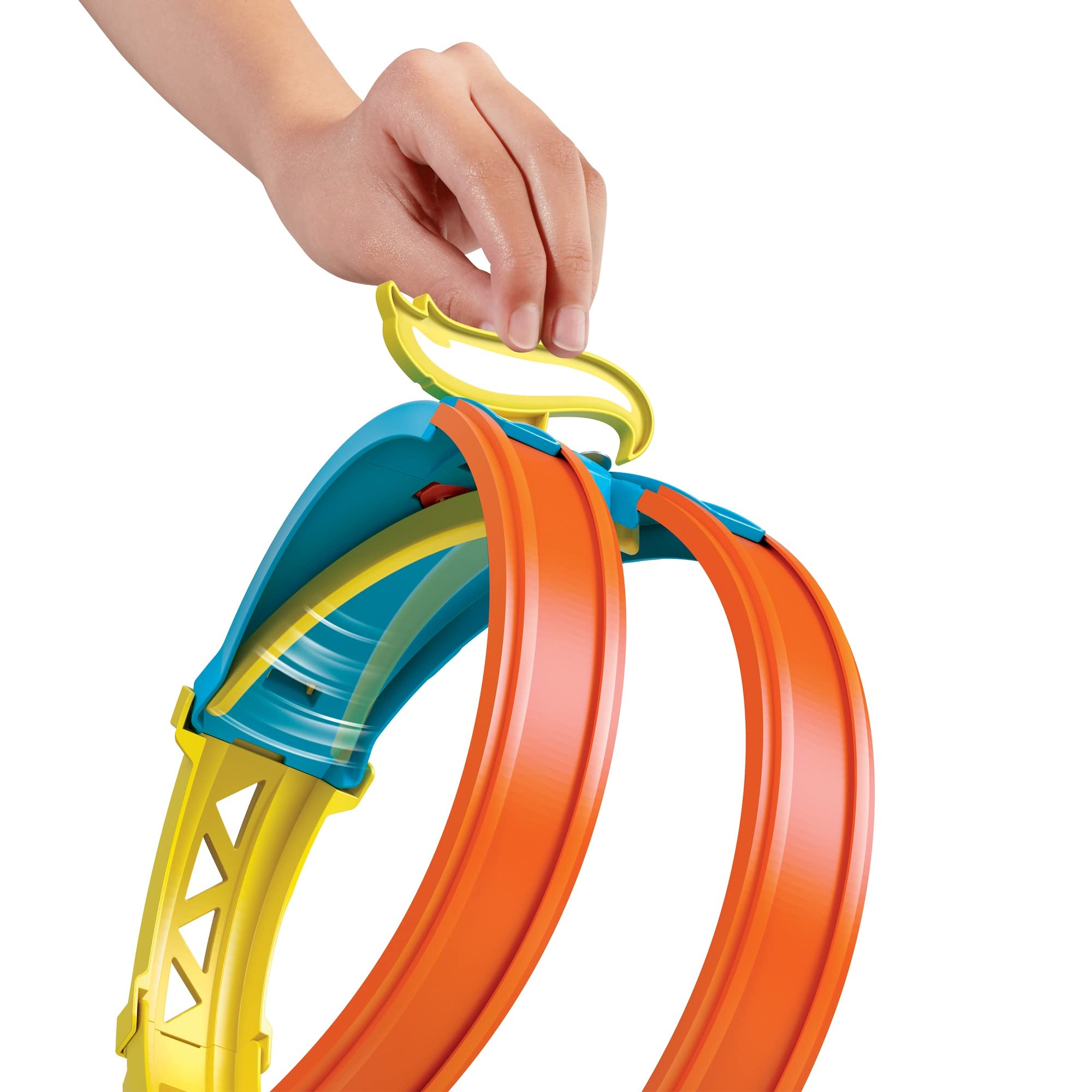 HOT WHEELS TRACK BUILDER UNLIMITED PACK DOBLE LOOP - MATTEL