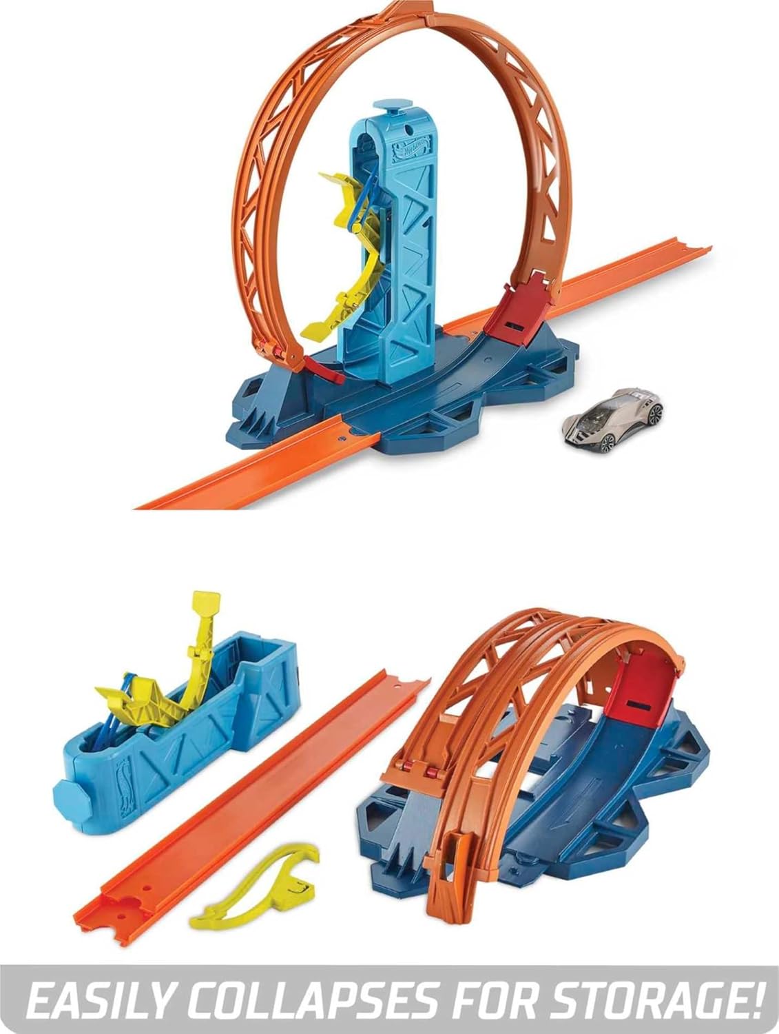 HOT WHEELS TRACK BUILDER UNLIMITED CONJUNTO DE LOOPS - MATTEL