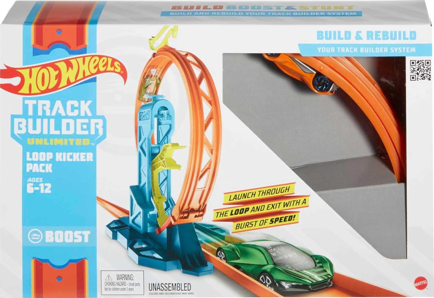 HOT WHEELS TRACK BUILDER UNLIMITED CONJUNTO DE LOOPS - MATTEL