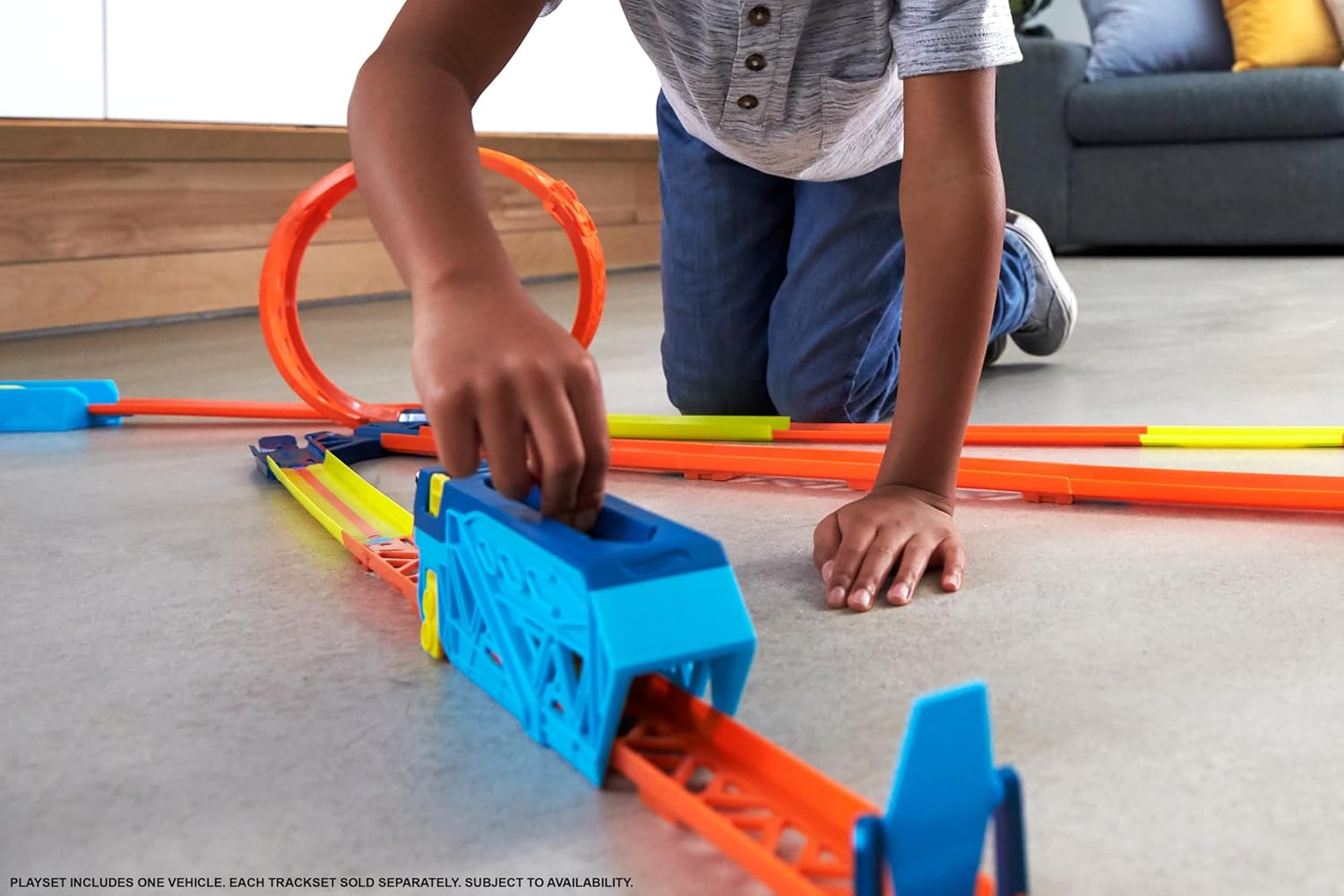 HOT WHEELS TRACK BUILDER UNLIMITED PISTA DE IMPULSO - MATTEL