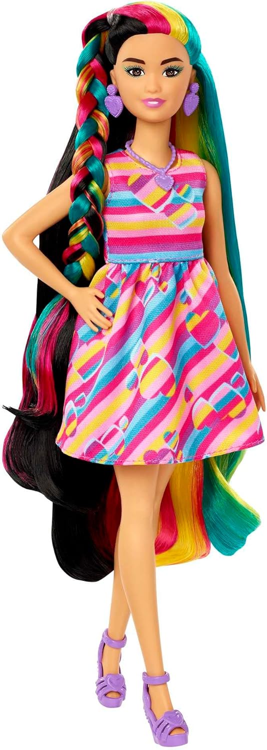 BARBIE CABELLO EXTRA LARGO FUN & FANCY HAIR ARCOIRIS | MATTEL