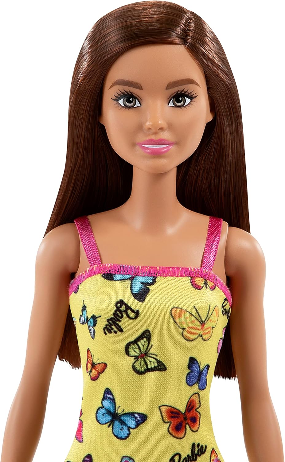 BARBIE PLAYERA VESTIDO MARIPOSAS AMARILLO | MATTE