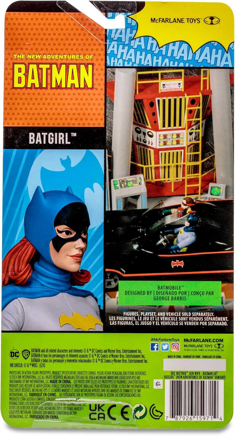 FIGURA BATGIRL RETRO LAS AVENTURAS DE BATMAN | MCFARLANE TOYS