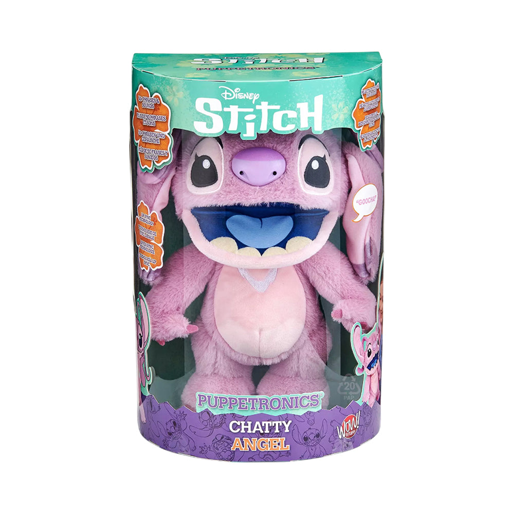 PELUCHE STITCH ANIMATRONICO CHATTY ANGEL (30CM)