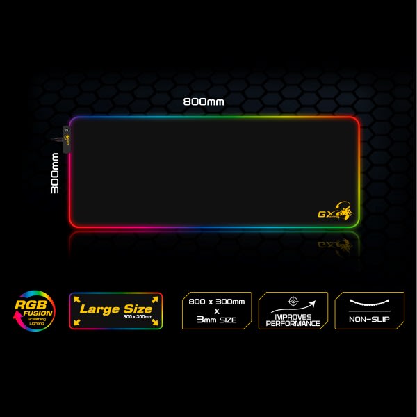 MOUSEPAD GAMING GX-PAD 800s RGB - GX GAMING