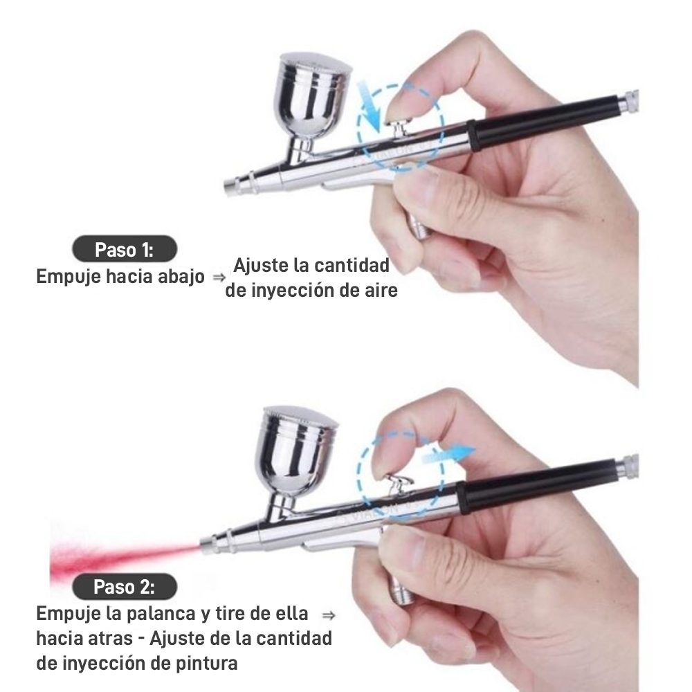 AEROGRAFO W ACTION AIRBRUSH | HI HIGH - IRION Juguetería - 