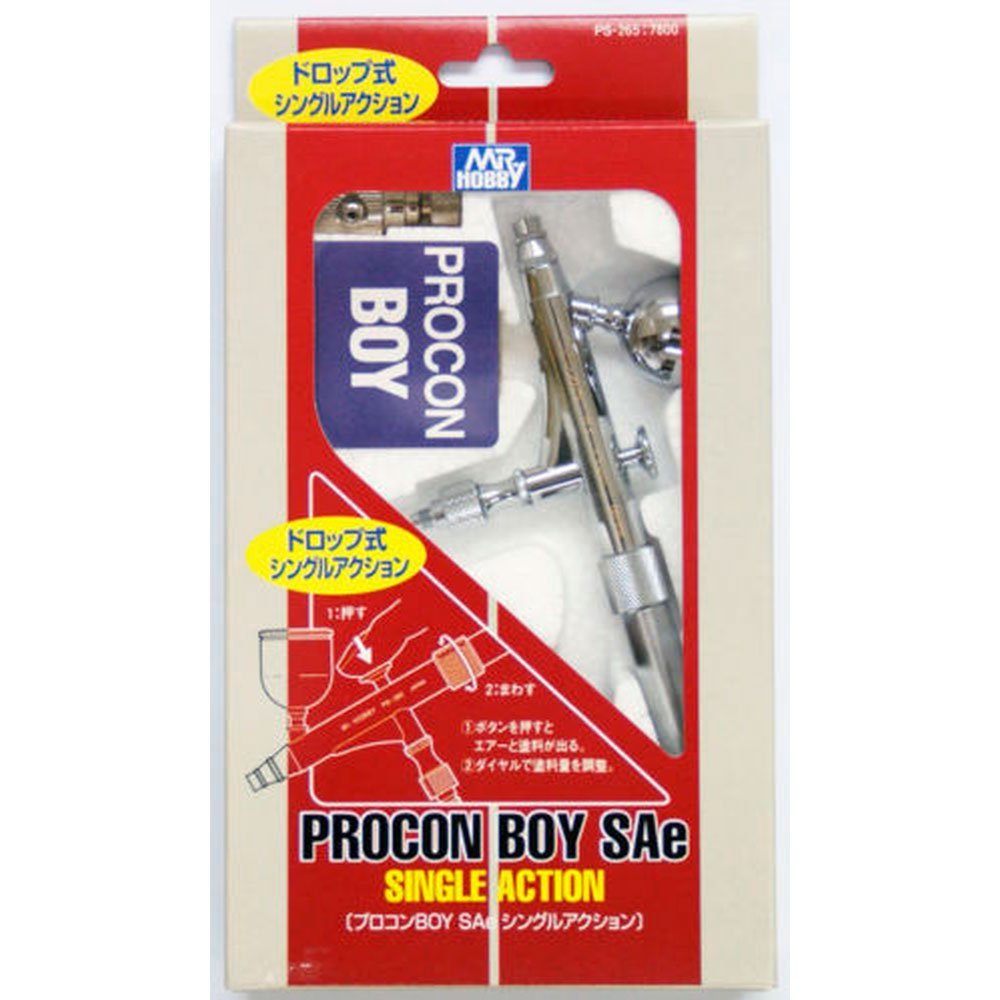 AIRBRUSH DROP-TYPE SINGLE ACTION GSI PROCON BOY SAE - IRION Juguetería - 