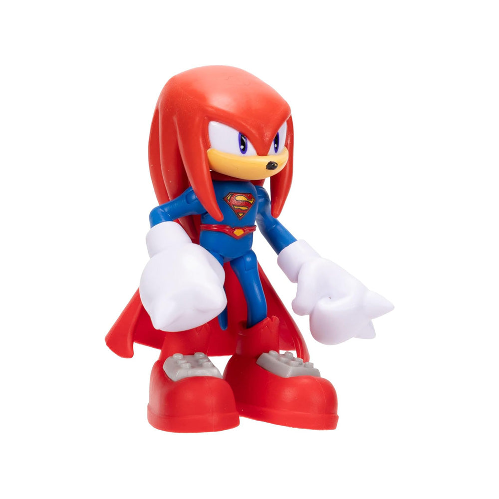 FIGURA KNUCKLES COMO SUPERMAN DC X SONIC
