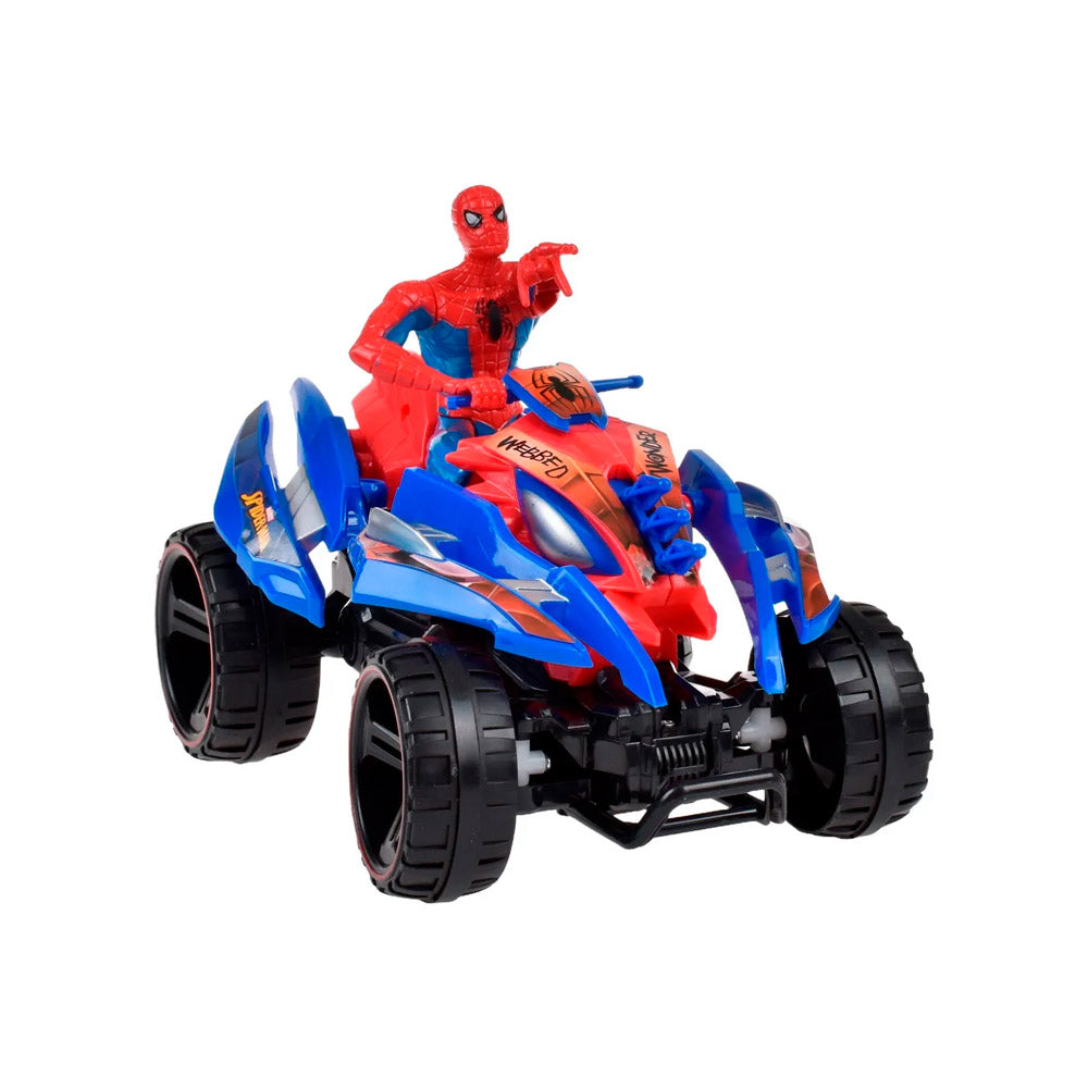 VEHICULO CONTROL REMOTO SPIDERMAN SPIDER QUAD RACER