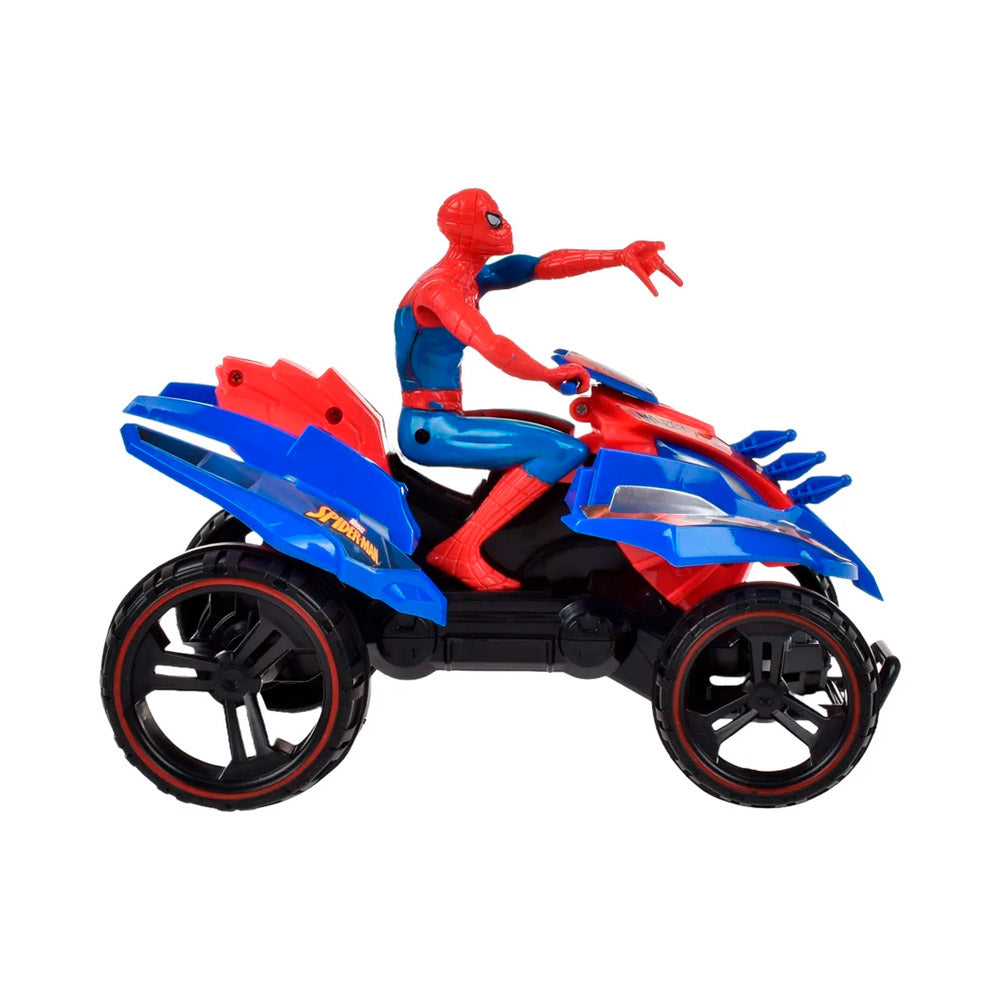 VEHICULO CONTROL REMOTO SPIDERMAN SPIDER QUAD RACER