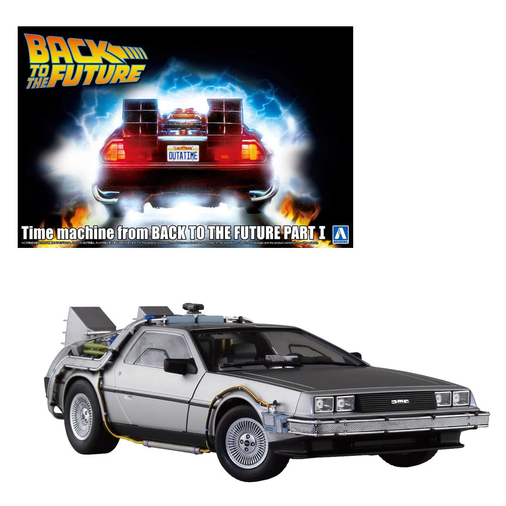 AOSHIMA BACK TO THE FUTURE PART I TIME MACHINE 1/24