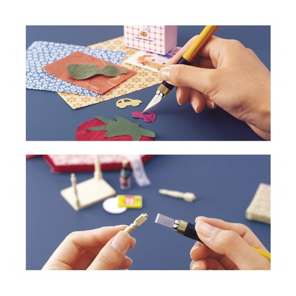 ART KNIFE HERRAMIENTA DE CORTE PRO 3 CUCHILLAS 157B | OLFA - IRION Juguetería - 