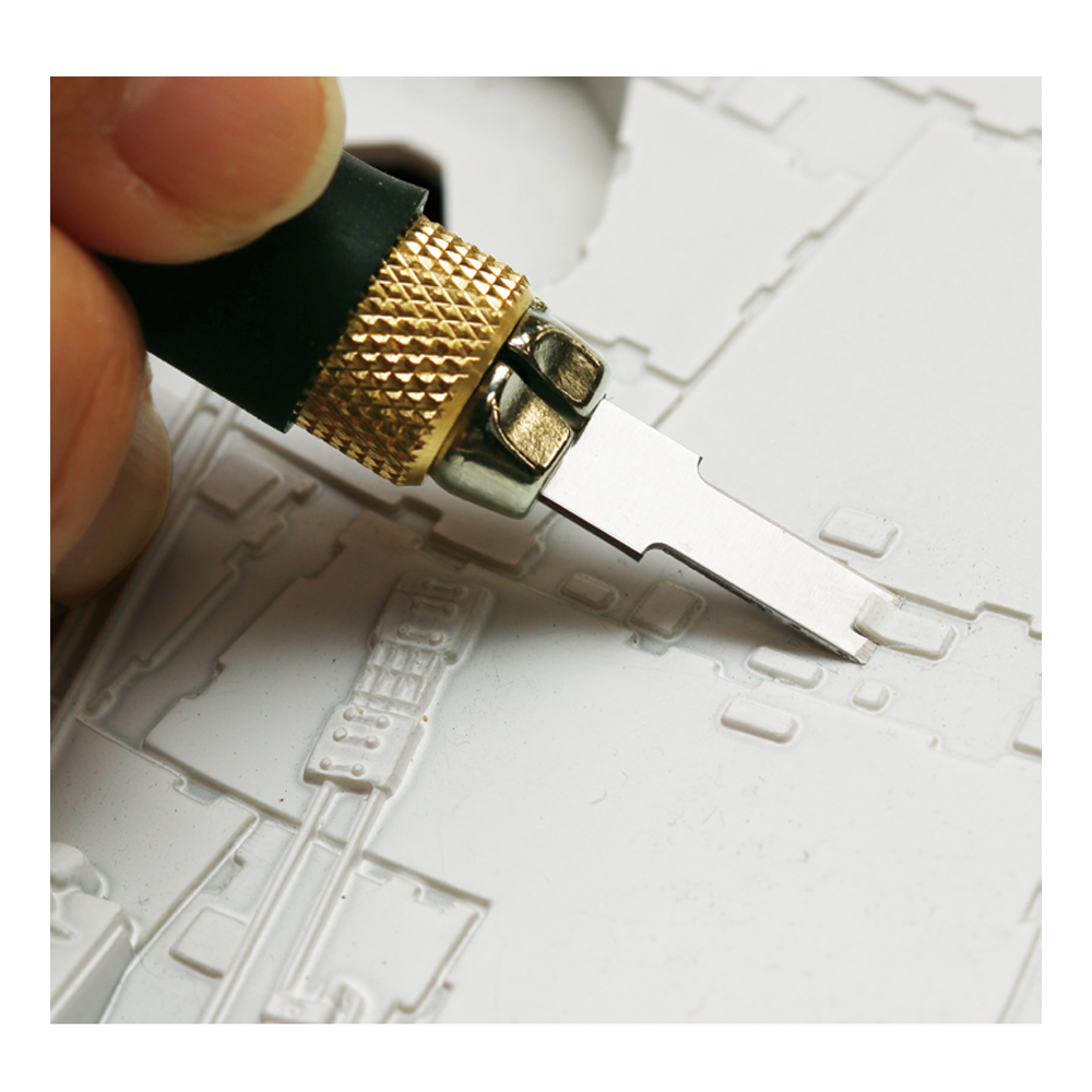 ART KNIFE HERRAMIENTA DE CORTE PRO 3 CUCHILLAS 157B | OLFA - IRION Juguetería - 