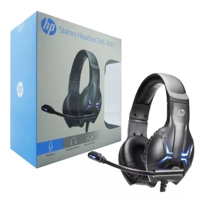 AUDIFONO GAMER STEREO HEADSET DHE-8001 LUZ LED - IRION Juguetería - 